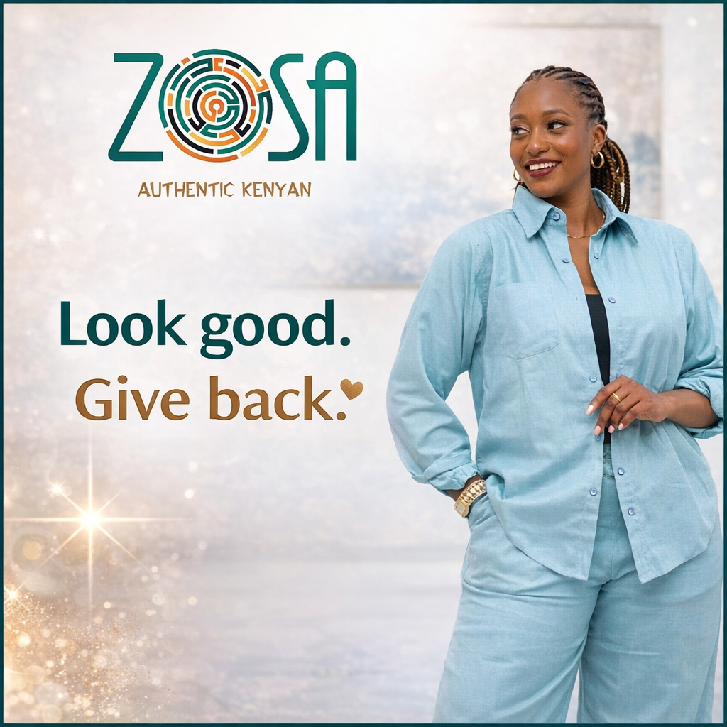 Look good. Give back. Every Zosa piece supports girls with sanitary pads.