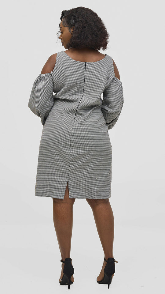 Zosa Haute Flair Semi Casual Dress - Grey