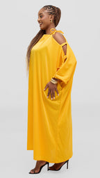 zosa; sunflower maxi dress