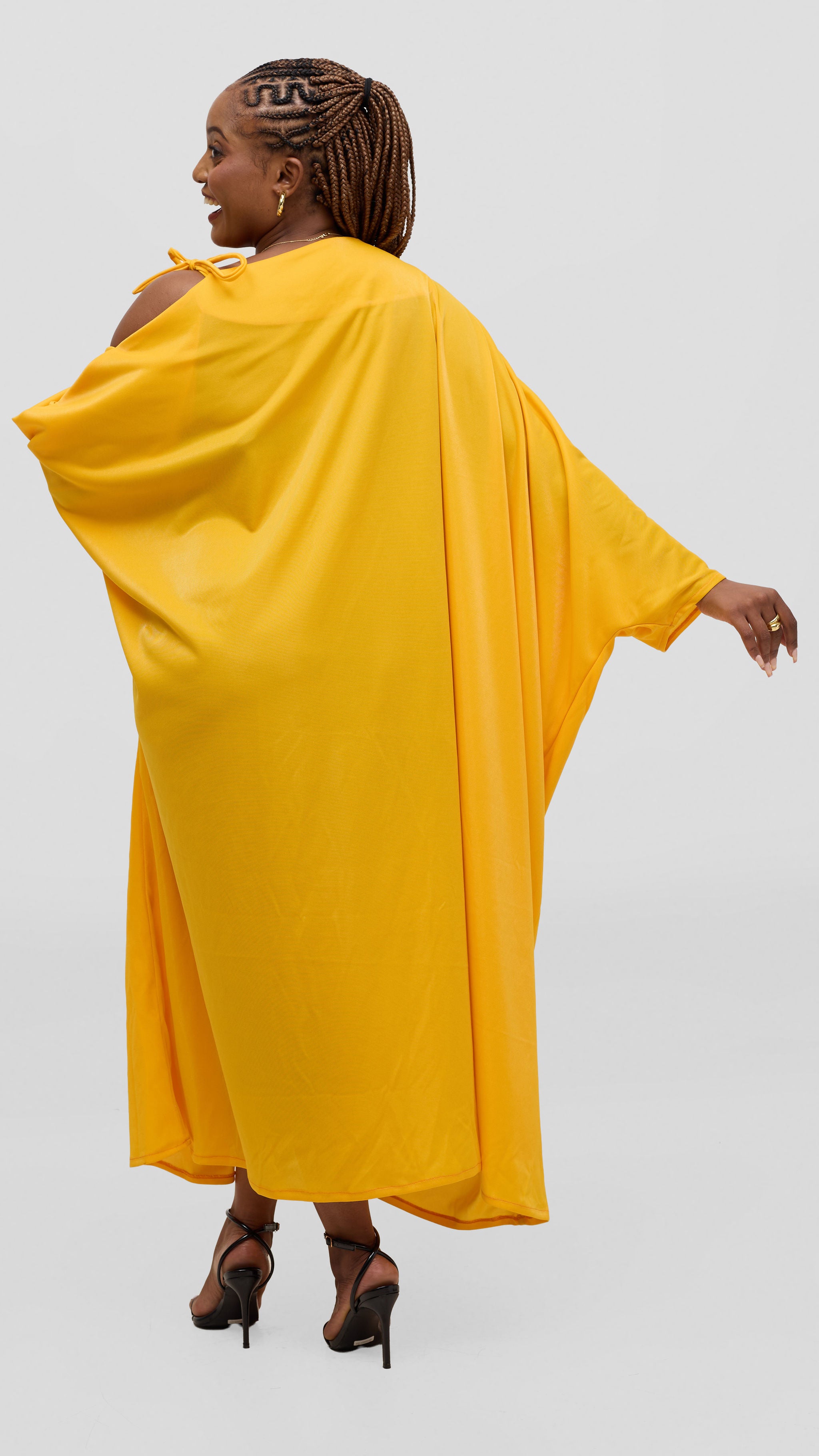 zosa; sunflower maxi dress