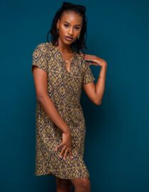 CHIC RIPPLE SHIRT DRESS