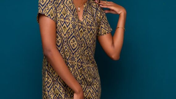 CHIC RIPPLE SHIRT DRESS